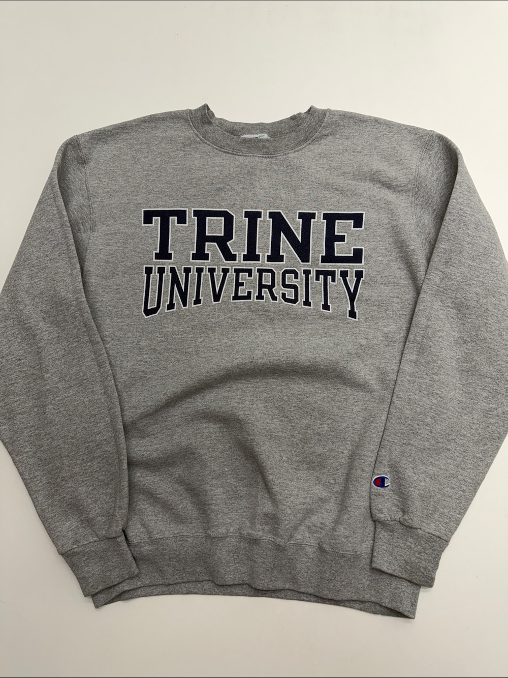 TRINE UNIVERSITY Women’s Medium Gray Crew Sweatshirt